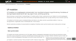 Desktop Screenshot of lp-modellen.dk